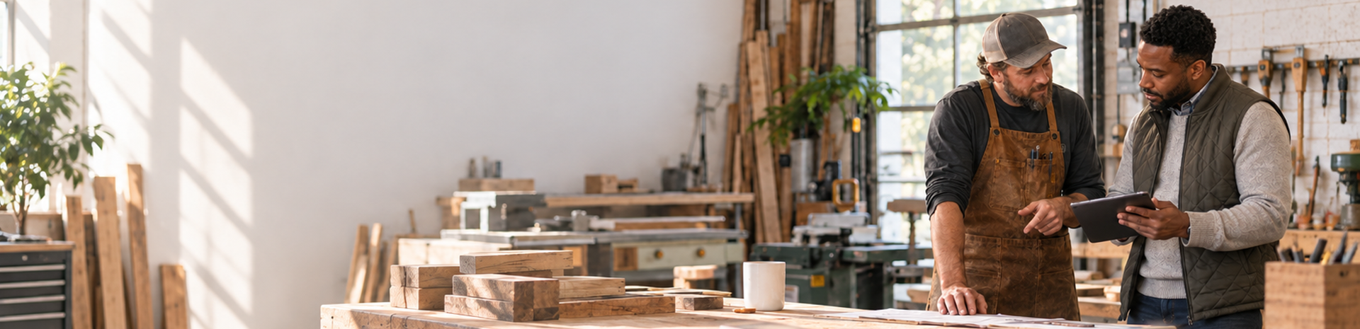 Local business owner working with an Equitable Bank business banker